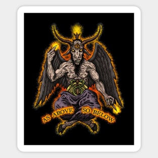 Baphomet - Azhmodai 2018 Sticker